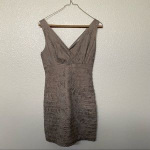 Express, snake print dress